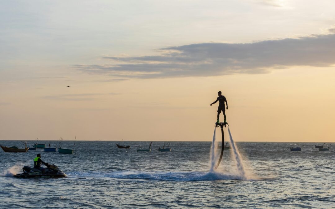 Flyboarding en Mallorca | Como niños en el agua